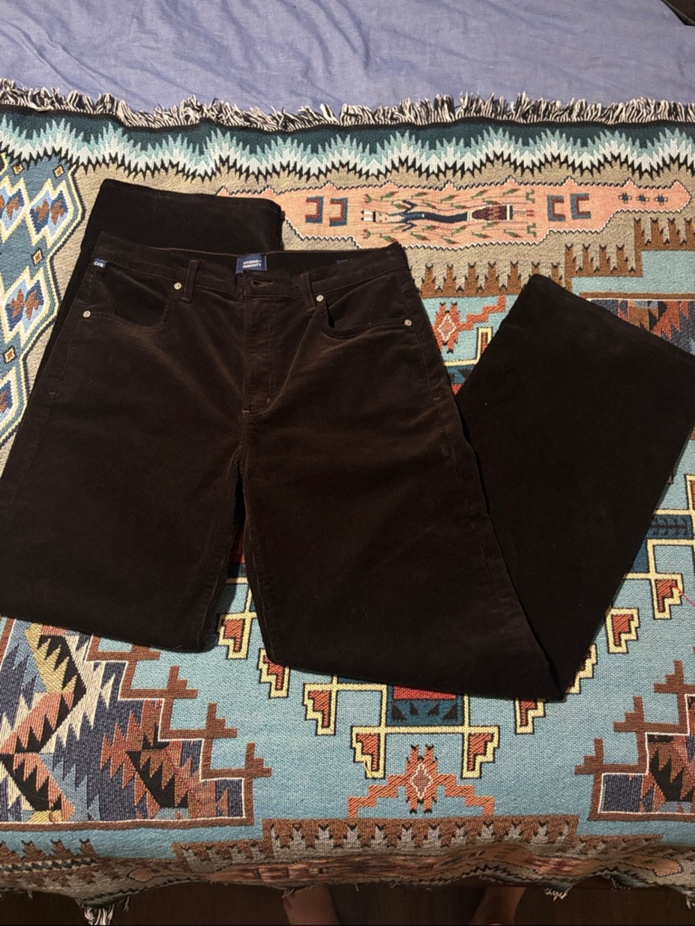 Citizens Of Humanity Annina Black Corduroy Pants
